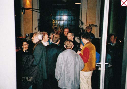 Vortrag in den Osramhöfen 2006: Sektempfang