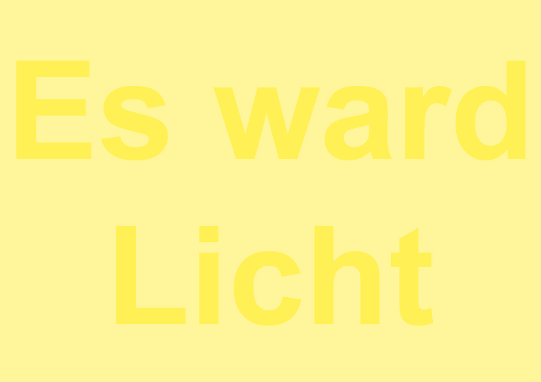 Leibniz: Es ward Licht